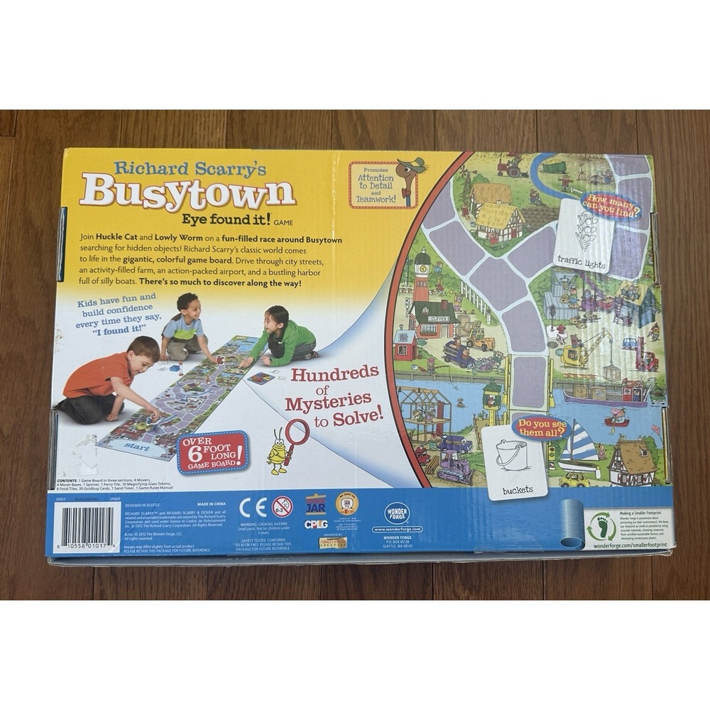 Richard Scarry's Busytown Eye Found It Game COMPLETE I Can Do It 2011 Kids - Picture 2 of 5